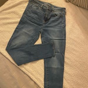 American Eagle AE high rise jean jegging size 10 LONG like new